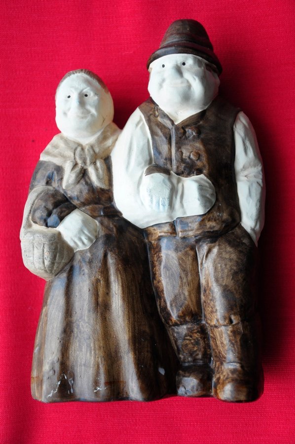 Ove ovesen figurin i keramik signeradvintage från Danmark