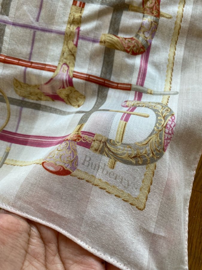 Vintage burberry handkerchief/neckerchief