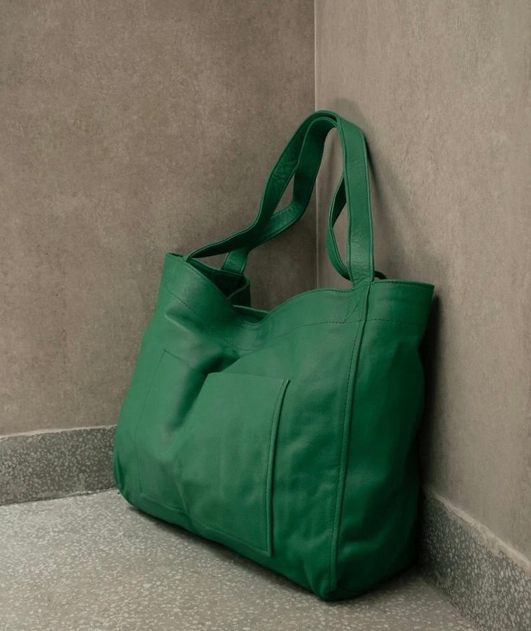 Leather Tote Bag Extra Large Shopper Bag Genuine Leather Everyday Bag Market Bag