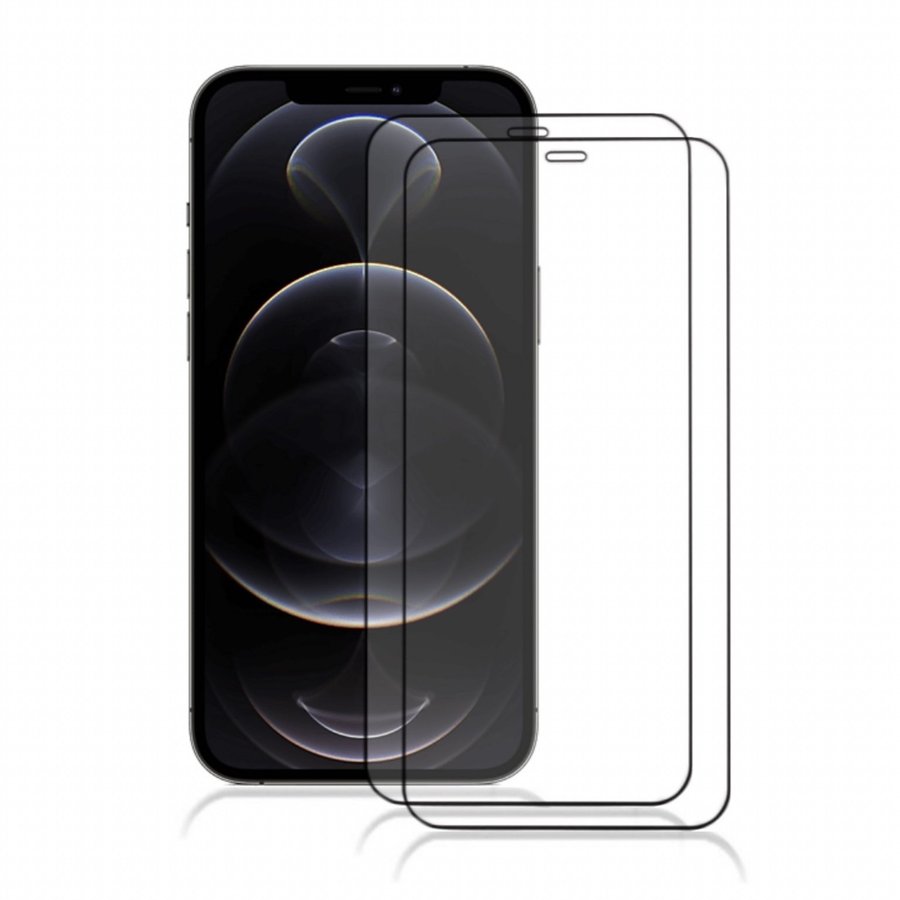 2 Pack iPhone 12/12 Pro Skärmskydd i Härdat glas