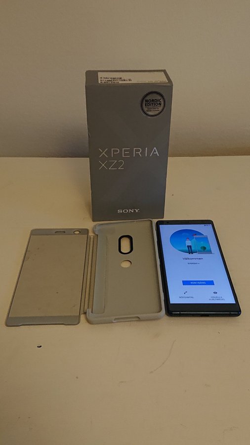 Sony Xperia XZ2 Mobil 64GB med Sony Style Cover Case