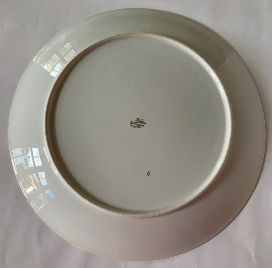 Stort Rosenthal fat tallrik uppläggningsfat med guld pluppar Retro vintage