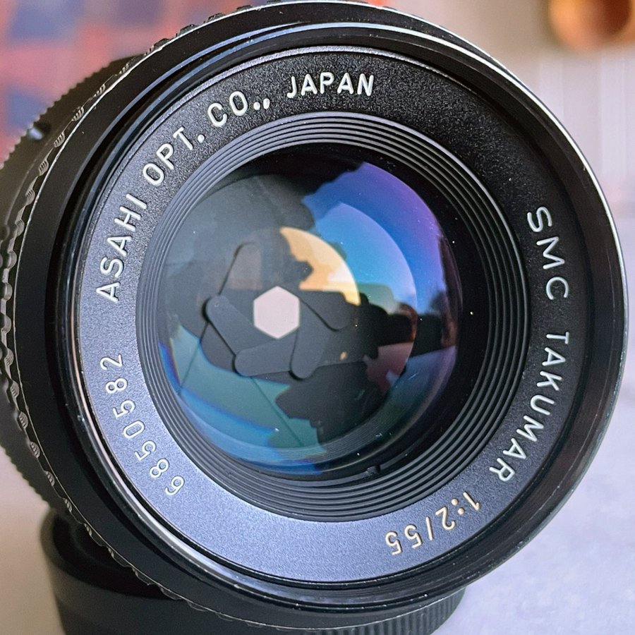 Pentax M42 lens mount 55mm f2 Asahi SMC Takumar