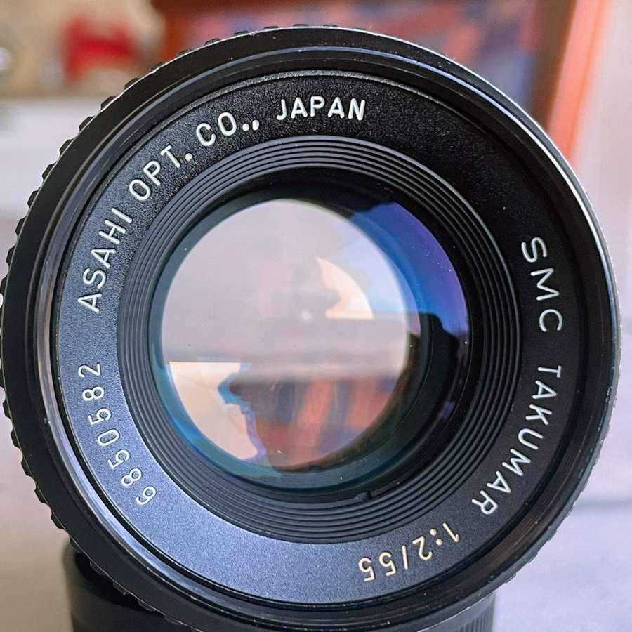 Pentax M42 lens mount 55mm f2 Asahi SMC Takumar