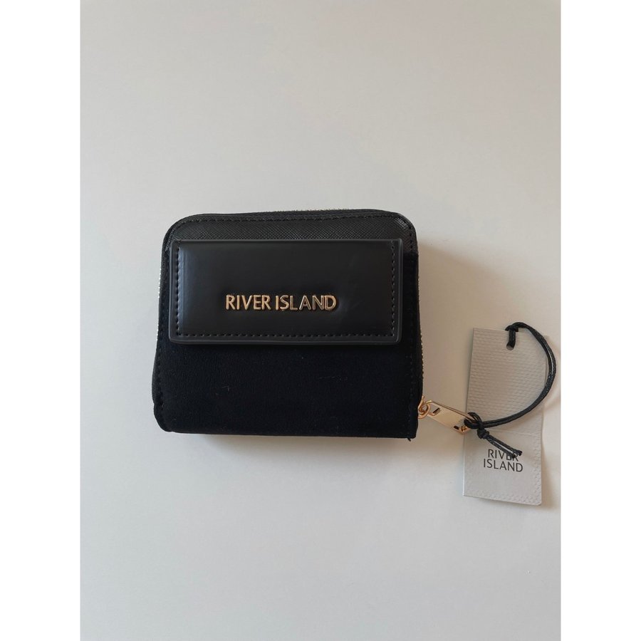 River Island plånbok helt nya svaret med guldfärgade detaljer