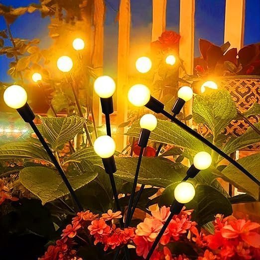 Firefly Solar Garden Light Vattentät Swing Garden Light Garden Decoration