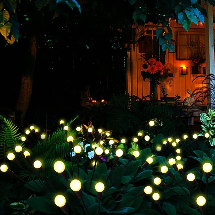 Firefly Solar Garden Light Vattentät Swing Garden Light Garden Decoration