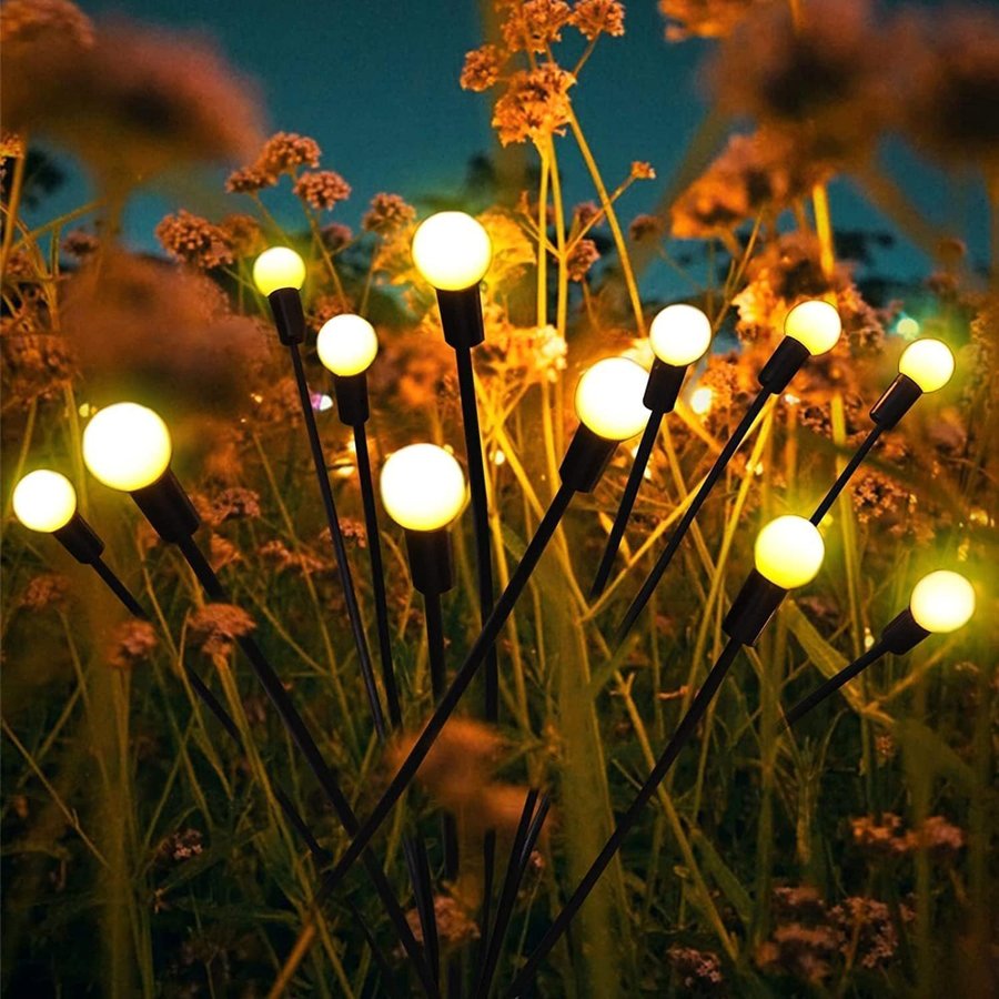 Firefly Solar Garden Light Vattentät Swing Garden Light Garden Decoration