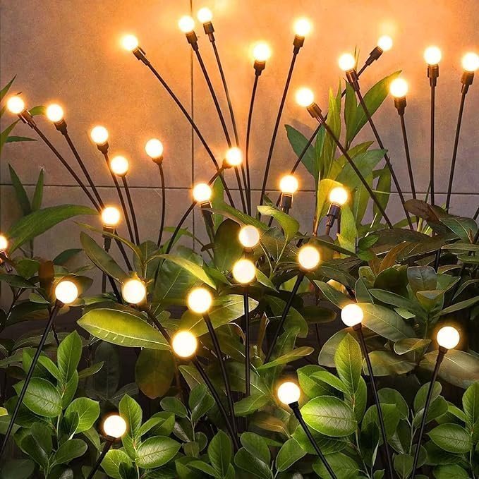 Firefly Solar Garden Light Vattentät Swing Garden Light Garden Decoration