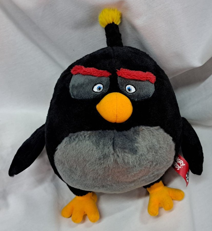 Angry Birds Blackbird Bomb mjukdjur plush leksak fågel tv spel Rovio Angry Bird