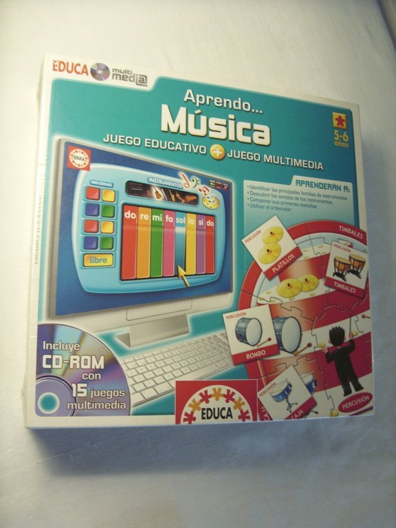 Aprendo Musica CD ROM Portugisiskt Lek och Lär program Windows Mac OS X