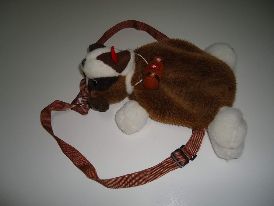 Schweiz St Bernards hund ryggsäck väska design hundar dogs barn väska