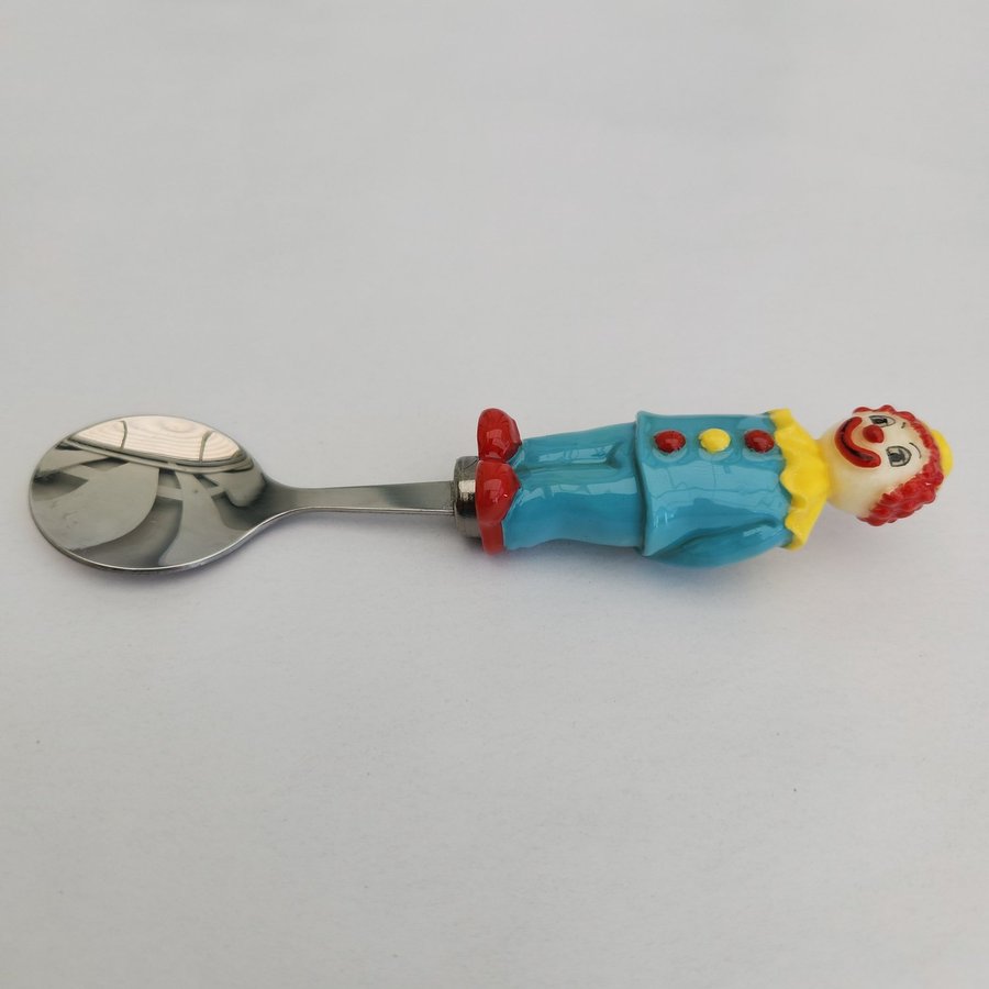 Sagaform Stainless Steel Blue Clown Spoon