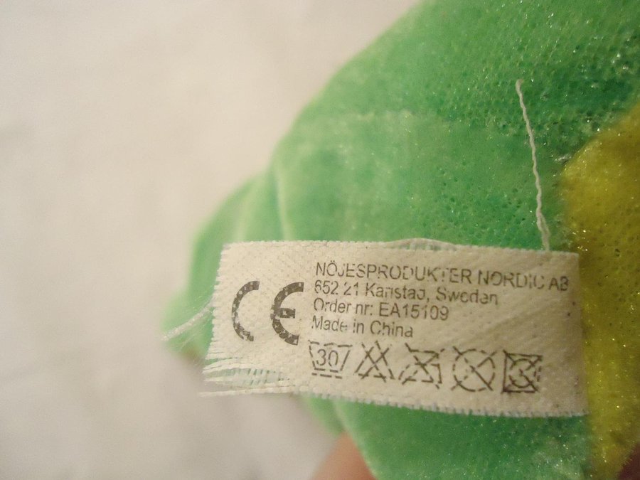 NP Nordic Grön Groda mjukdjur kramdjur gosedjur plush frog green colour