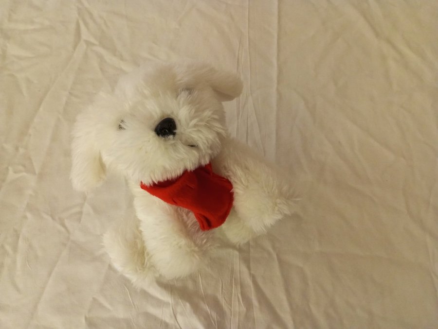 Hund från Guldfynd mjukdjur kramdjur plush mascot