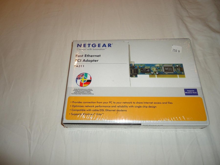 NETGEAR Fast Ethernet PCI Adapter FA311 Internet network card 10/100 Mbps