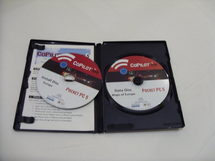 CoPilot Live Pocket PC 5 Programvara CD ROM PC Windows