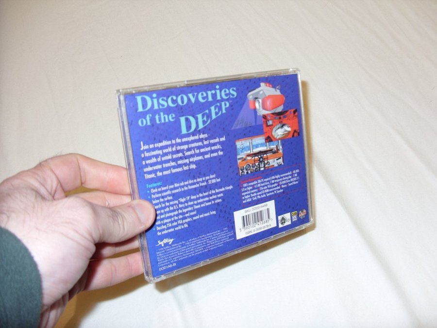 Discoveries of the Deep Multimedia 1993 CD ROM PC DOS Windows