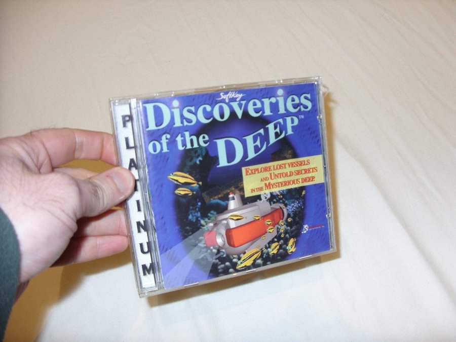 Discoveries of the Deep Multimedia 1993 CD ROM PC DOS Windows