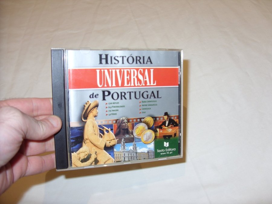 Historia de Portugal Multimedia program Vintage CD ROM PC Windows