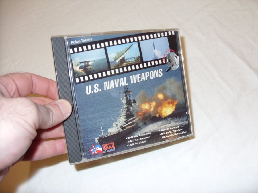 US Naval Weapons American MPC Research Vintage CD ROM PC