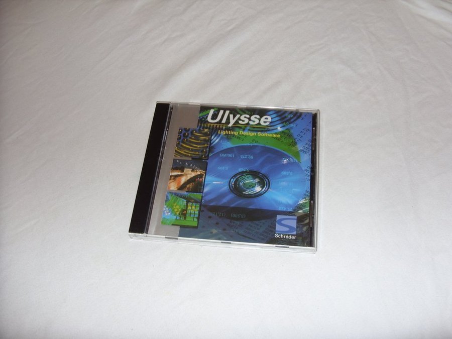 Ulysse Lighting Design Software PC Windows 3 och 95 CD ROM Schreder Germany 1998