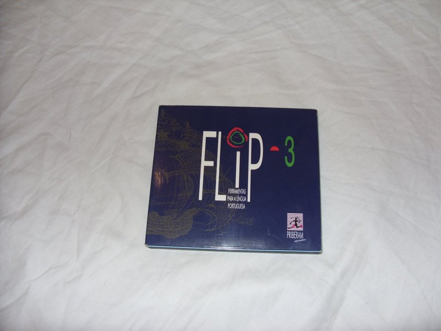 Flip version 3 Priberam Ordlexicon program Portugisiska PC Windows CD ROM