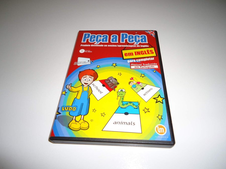 Peca e Peca Learn English PC Macintosh CD ROM Engelsk Portugal utgåva 2007