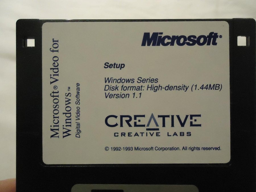 Creative Blaster SE Special Edition 2 st disketter Engelsk programvara år 1993