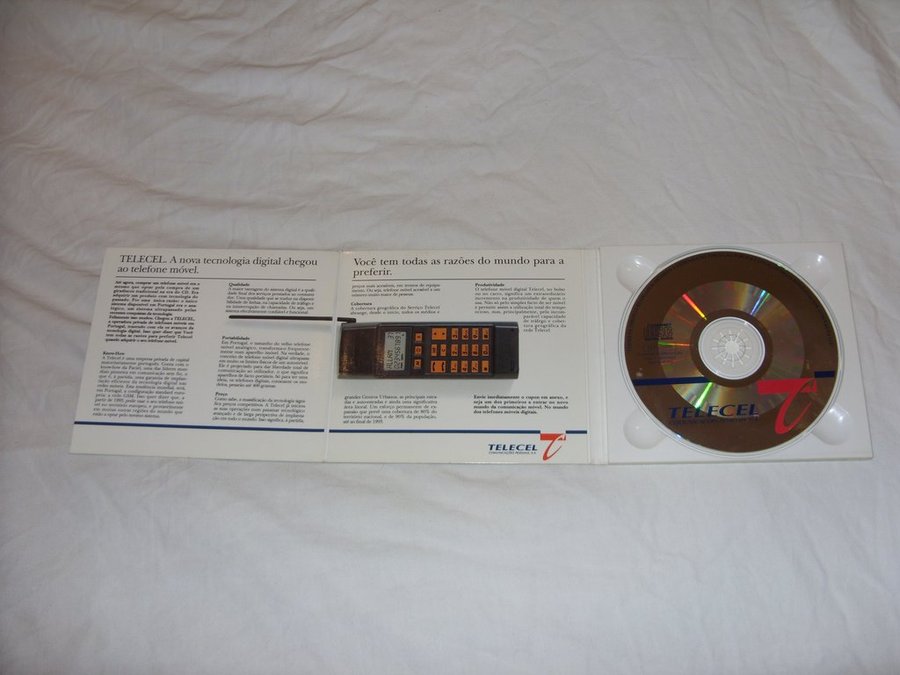 Telecel 7 Mobil Telefon Portugisisk PC CD ROM Retro Phone software