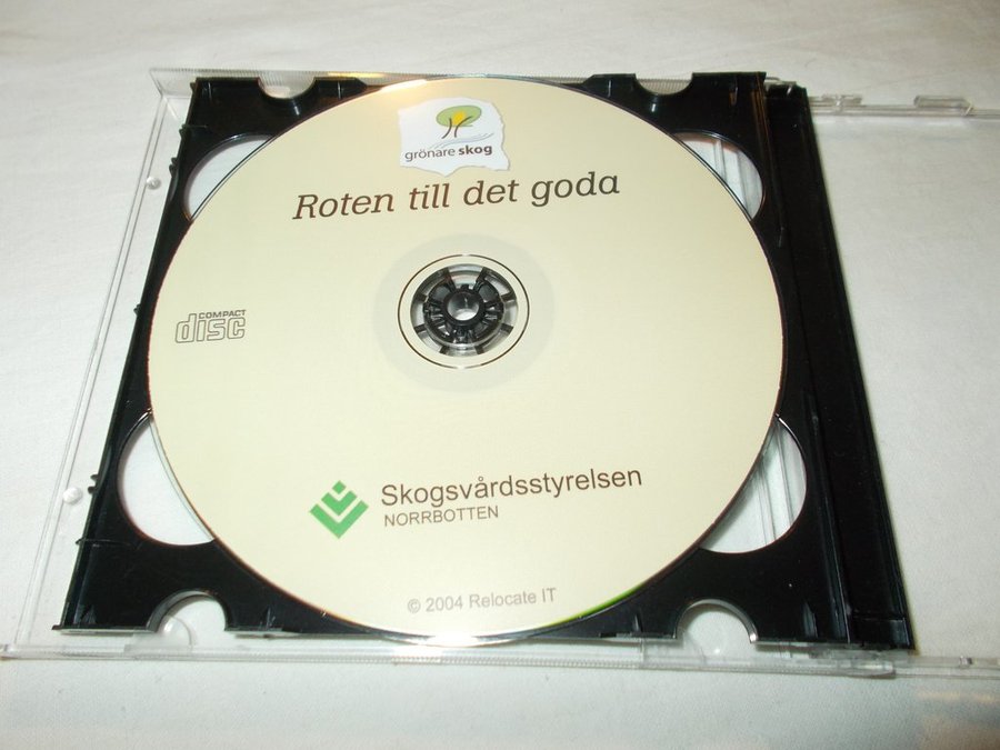 Roten till det goda Skogsvårdsstyrelsen Norrbotten CD ROM 2004 Windows PC