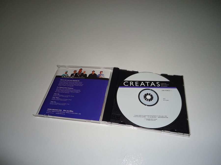 Job Force 1 Creatas Royalty Free Stock Photos PC  Macintosh CD ROM utgåva 2003