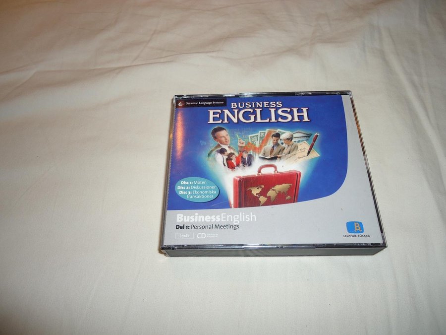 Levande Böcker Business English 3 st PC CD ROM språk skivor för Windows 95/98