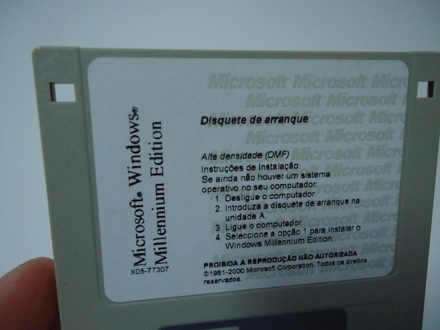 Microsoft Windows Millennium Edition Start Diskett Boot Floppy disk Portugal