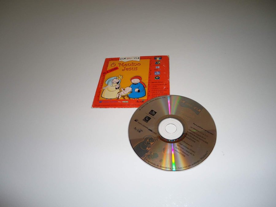 O Menino Jesus PC CD ROM barn Portugal demo version religion multimedia 1997