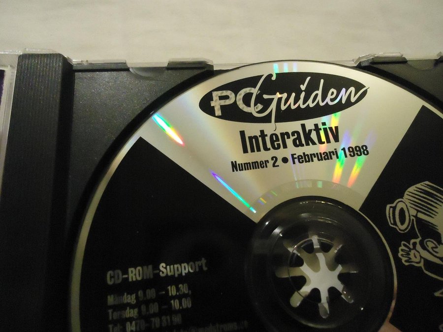 PC Guiden Interaktiv nr 2 Februari år 1998 PC CD ROM dator tidskrift utgåva