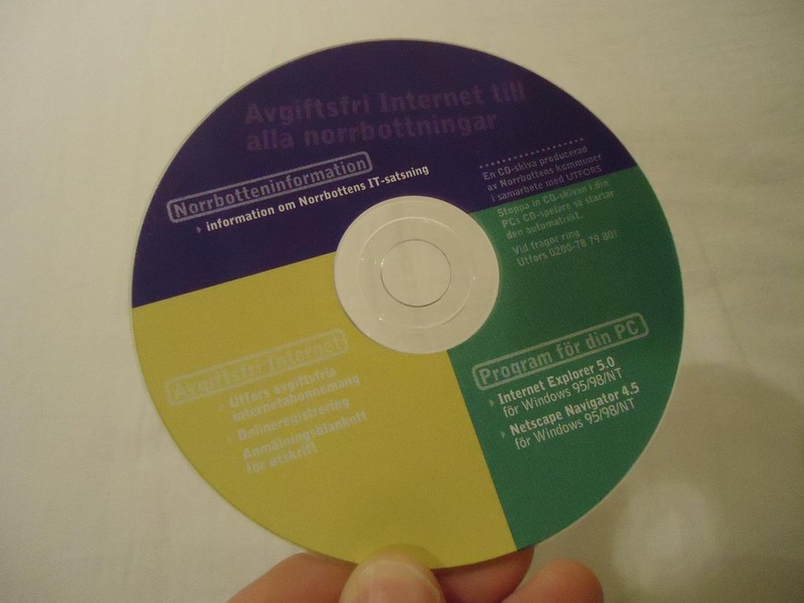 Norrbottens Kommuner  Utfors IT Internet Explorer Netscape Navigator PC CD ROM