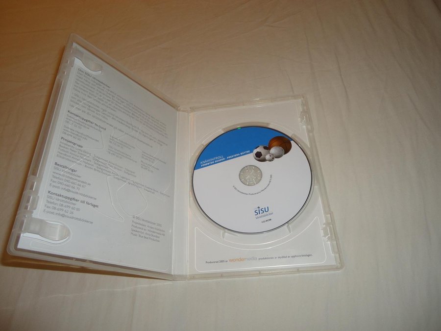 Knäkontroll Förebygg Skador Prestera Bättre Fotboll SISU PC CD ROM Windows