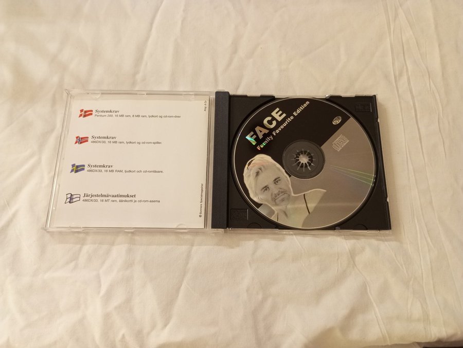 GSP FACE bild ansikts behandlings program PC CD ROM i ny skick