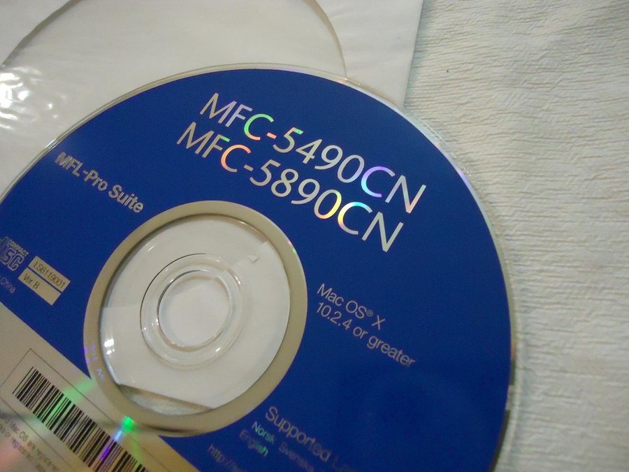 Brother MFC-5490  MFC-5890CN programvara för skrivare Mac OS X 1024 or later