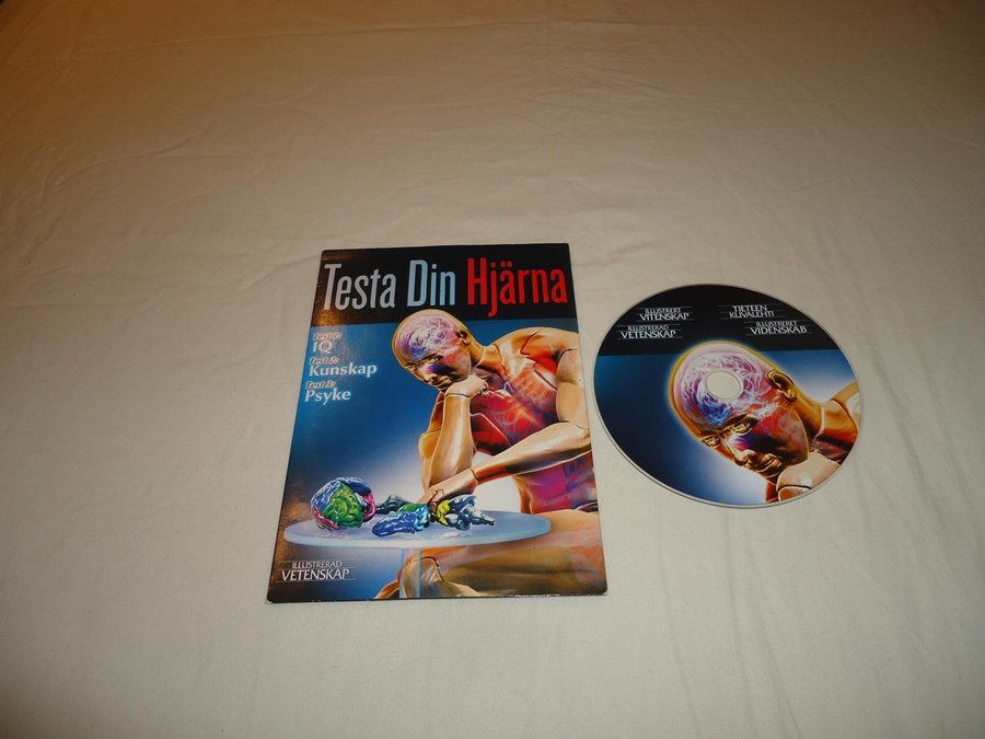 Testa Din Hjärna IQ Kunskap Psyke Illustrerad Vetenskap PC  Macintosh CD ROM