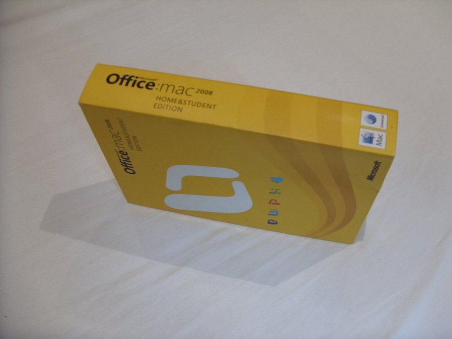 Microsoft Office Mac 2008 Home  Student Edition 3 st användar licenser
