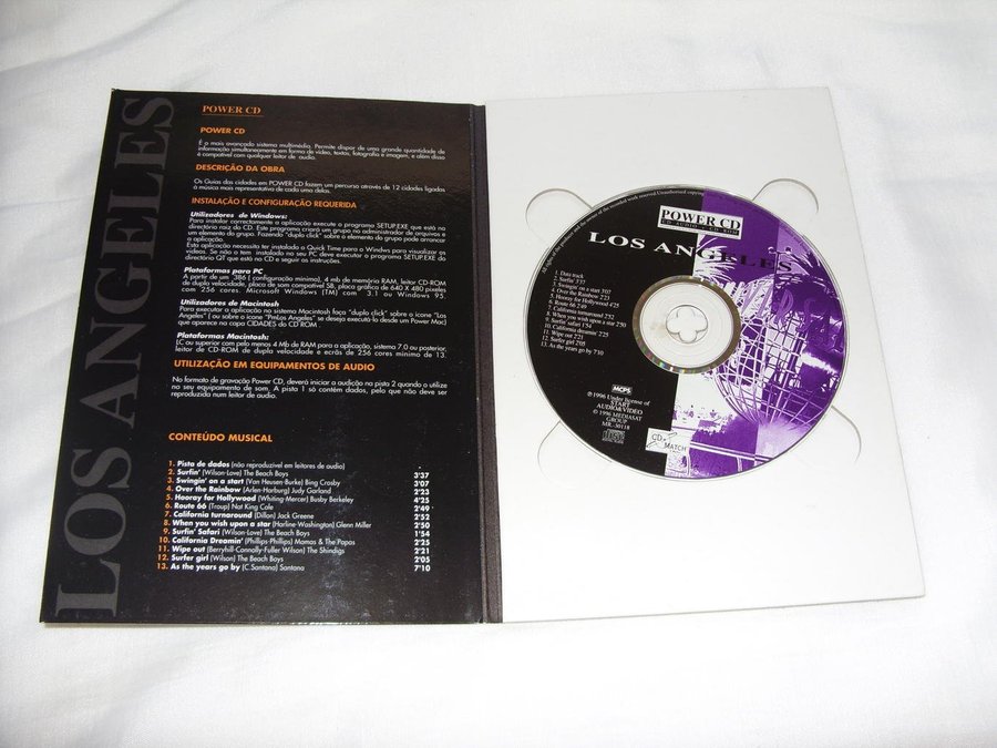 Rese Guide Los Angeles CD ROM + CD Audio till PC  Mac datorer