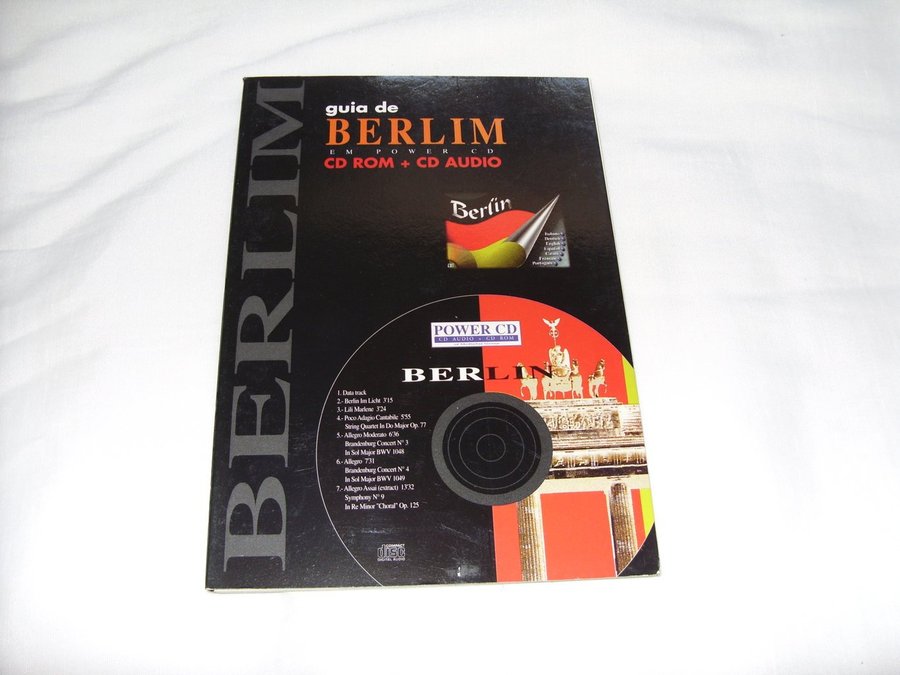 Rese Guide Berlin CD ROM + CD Audio till PC  Mac datorer