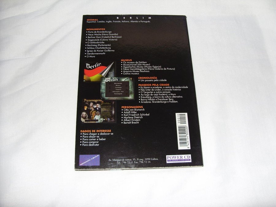 Rese Guide Berlin CD ROM + CD Audio till PC  Mac datorer