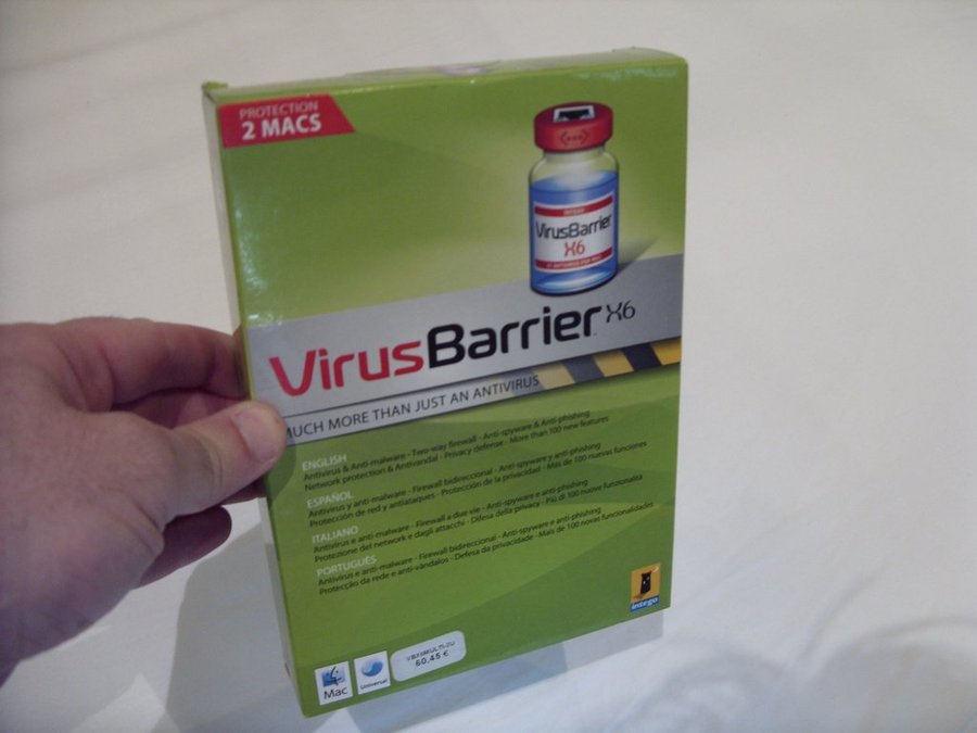 Virus Barrier X6 Antivirus för 2 Mac datorer 1-års prenumeration Ny!