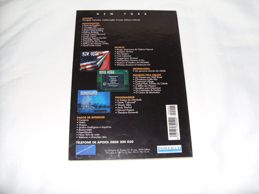 Rese Guide New York CD ROM + CD Audio till PC  Mac datorer