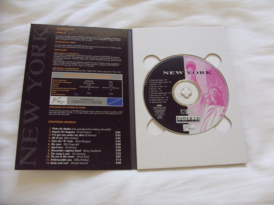 Rese Guide New York CD ROM + CD Audio till PC  Mac datorer