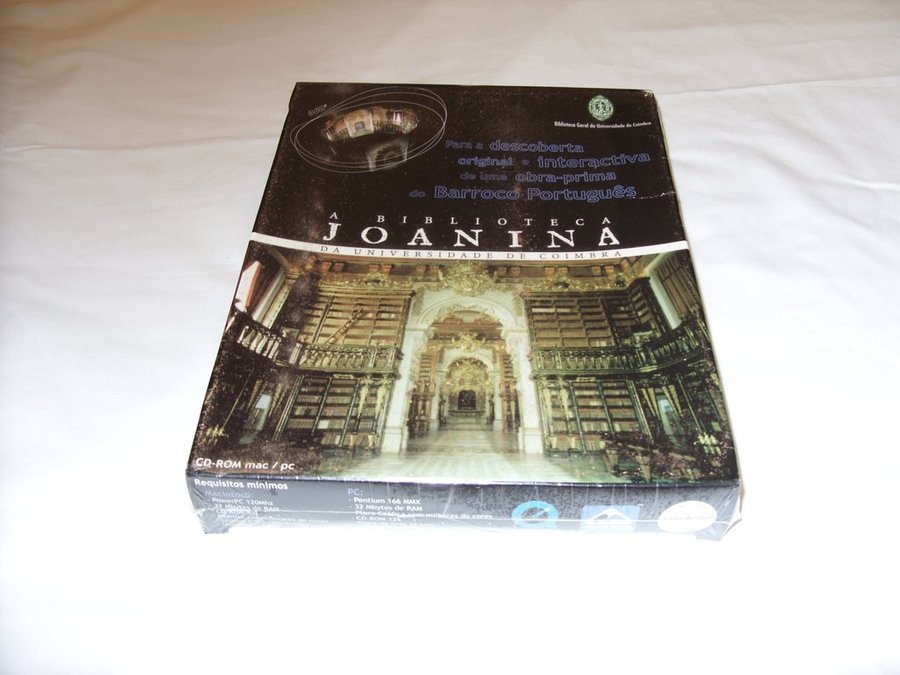 A Biblioteca Joanina da Universidade de Coimbra PC  Mac CD ROM Portugal utgåva