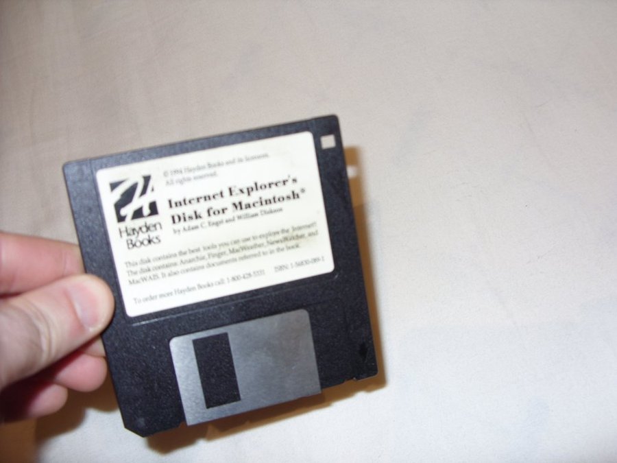 Internet Explorers Disk for Macintosh Hayden Books 1994 Vintage programvara